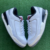 Jordan Silver Black 2/3s Size 12