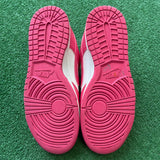 Nike Aster Pink Low Dunks Size 10W/8.5M