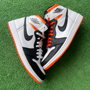 Jordan Electro Orange 1s Size 9.5