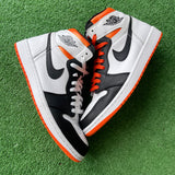 Jordan Electro Orange 1s Size 9.5