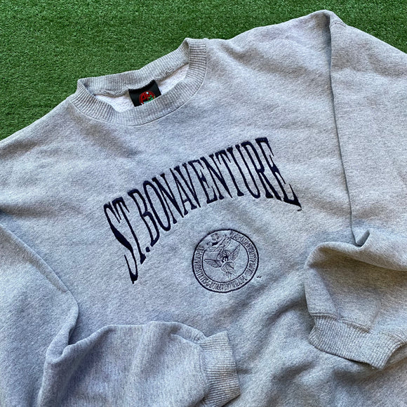 Vintage St. Bonaventure Crewneck Size XL Buffalo