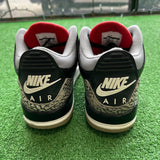Jordan Black Cement 3s Size 10
