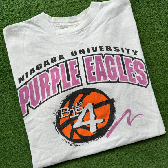 Vintage Niagara University Big 4 Tee Size XL Buffalo