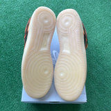 Nike Orange Skeleton Halloween Air Force 1s Size 10.5