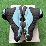Jordan Black University Blue 13s Size 8