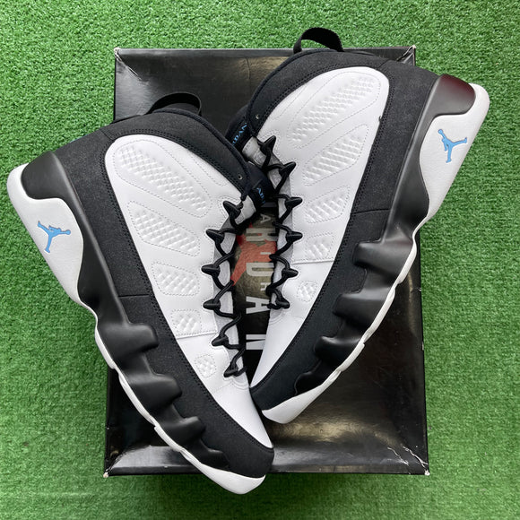 Jordan University Blue 9s Size 11