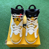 Jordan Yellow Ochre 6s Size 8.5