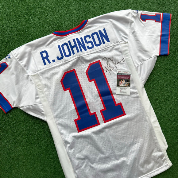 Vintage Buffalo Bills Rob Johnson Signed Jersey Size 46