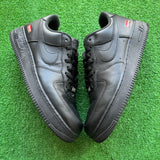 Nike Supreme Black Air Force 1s Size 12