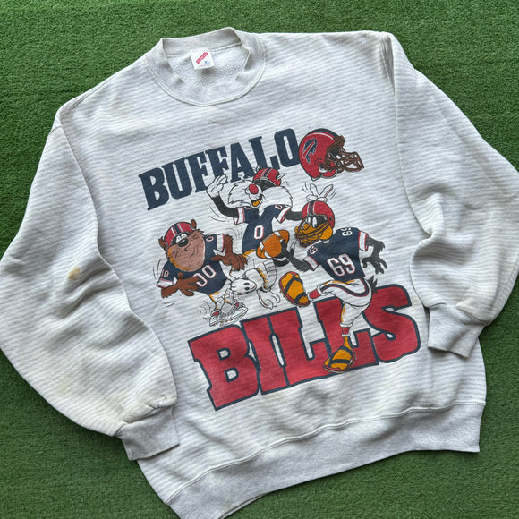 Vintage Buffalo Bills Looney Tunes Crewneck Size XL