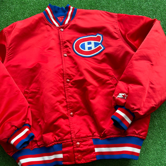 Vintage Montreal Canadiens Starter Jacket Size XL
