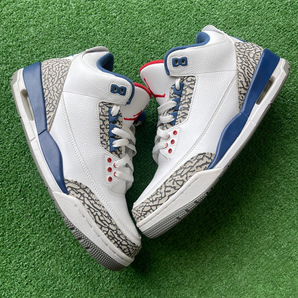 Jordan True Blue 3s Size 9.5