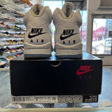 Jordan White Metallic 5s Size 8