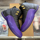 Jordan Field Purple 12s Size 10