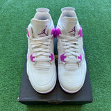Jordan Hyper Violet 4s Size 5.5Y