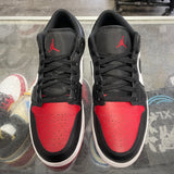 Jordan Bred Toe 2.0 Low 1s Size 12