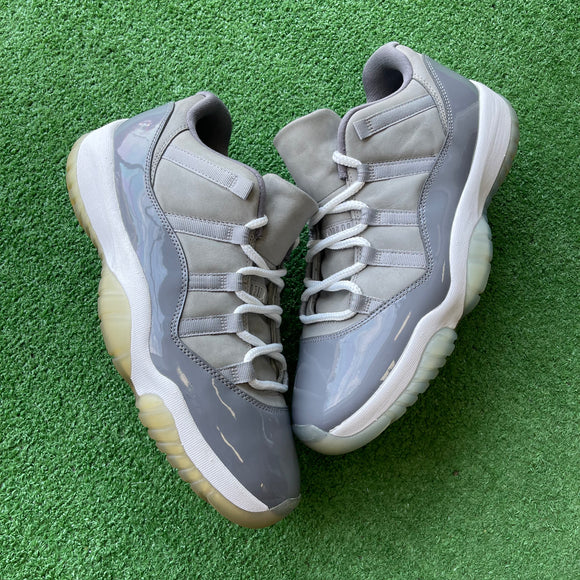 Jordan Cool Grey 11 Lows Size 11.5