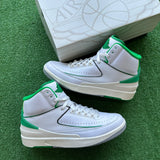 Jordan Lucky Green 2s Size 10