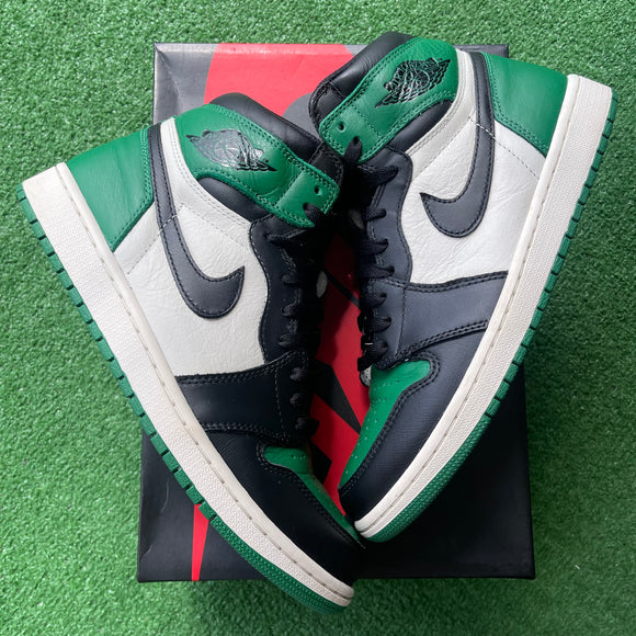 Jordan Pine Green 1s Size 10