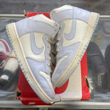 Nike Sail Football Grey High Dunk Size 10.5W/9M