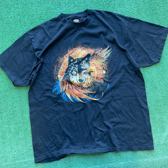 Vintage Harley Davidson Buffalo Tee Size 2XL