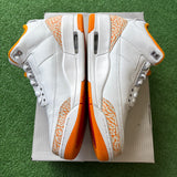 Jordan Orange Citrus 3s Size 12W/10.5M