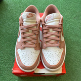 Nike Rose Whisper Low Dunks Size 7W/5.5M
