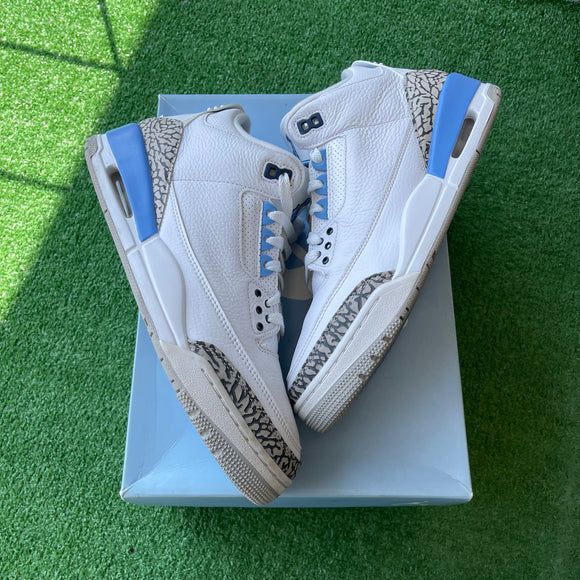 Jordan UNC 3s Size 9.5
