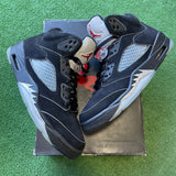 Jordan Black Metallic 5s Size 9.5