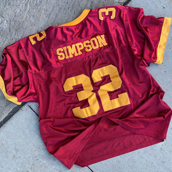 Vintage USC OJ Simpson Jersey Size 56 (XXL) Buffalo