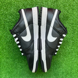 Nike Black White Low Dunks Size 9.5