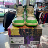 Reves x Cool Kiy Patent Neon Green '85 Hi Size 9