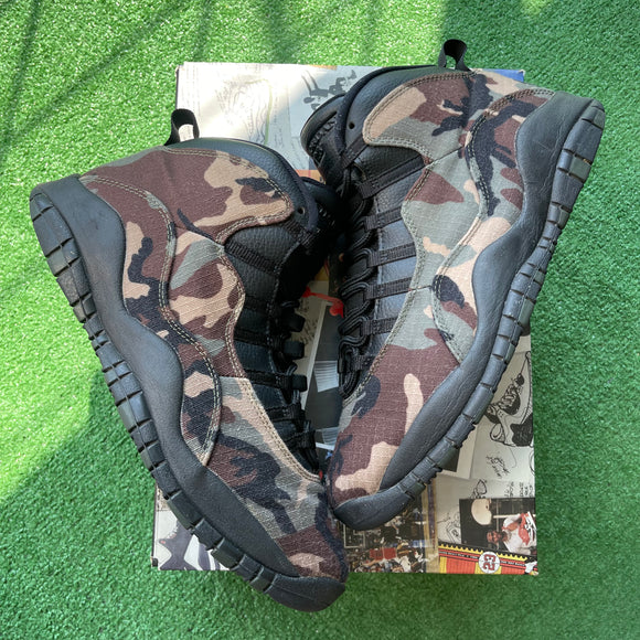 Jordan Woodland Camo 10s Size 11