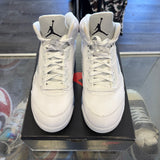 Jordan White Metallic 5s Size 8.5