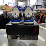 Jordan Racer Blue 3s Size 6Y