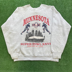 Vintage Buffalo Bills Super Bowl XXVI Crewneck Size L