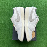 Jordan Union White Canvas AJKO Low 1s Size 9.5