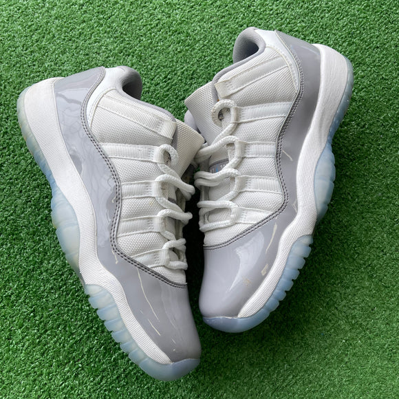 Jordan Cement Grey Low 11s Size 7Y