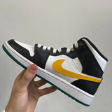 Jordan Alternate Swoosh Red Yellow Mid 1s