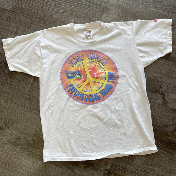 Vintage Jerry Garcia Psychedelic Road Trip Tee Size XL