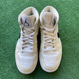 Jordan Coconut Milk Mid 1s Size 6.5