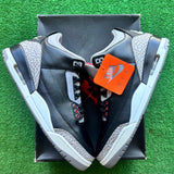 Jordan Black Cement 3s Size 12