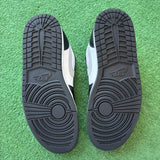Jordan Black White Grey Low 1s Size 11.5