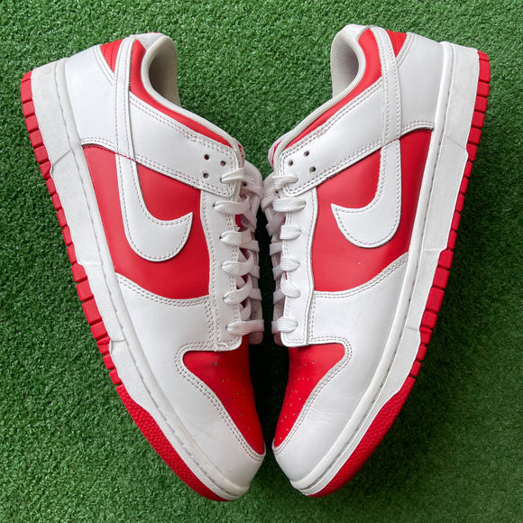 Nike University Red Low Dunks Size 12