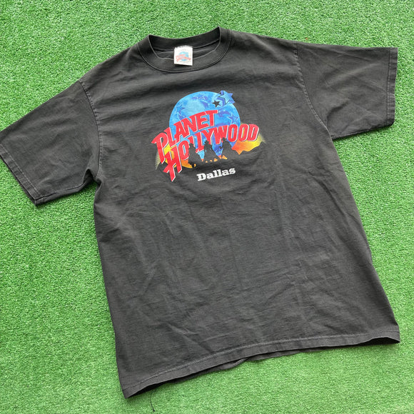 Vintage Planet Hollywood Dallas Tee Size L