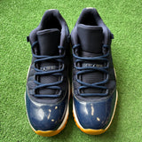 Jordan Navy Gum Low 11s Size 13