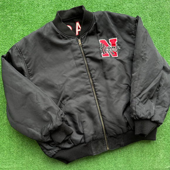Vintage Nebraska Reversible Jacket Size XXL