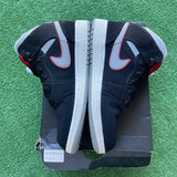 Jordan Black Particle Grey Mid 1s Size 4.5Y