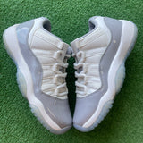 Jordan Cement Grey Low 11s Size 4Y