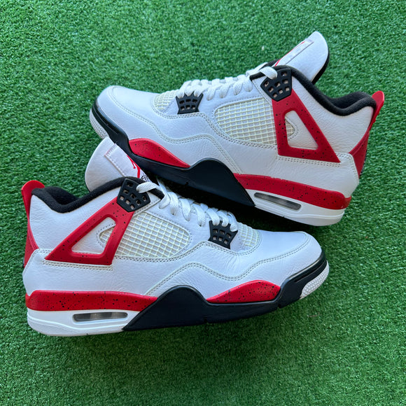 Jordan Red Cement 4s Size 10